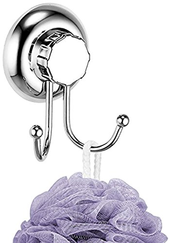 Algopix Similar Product 13 - MaxHold Suction Cup Double Robe Hooks