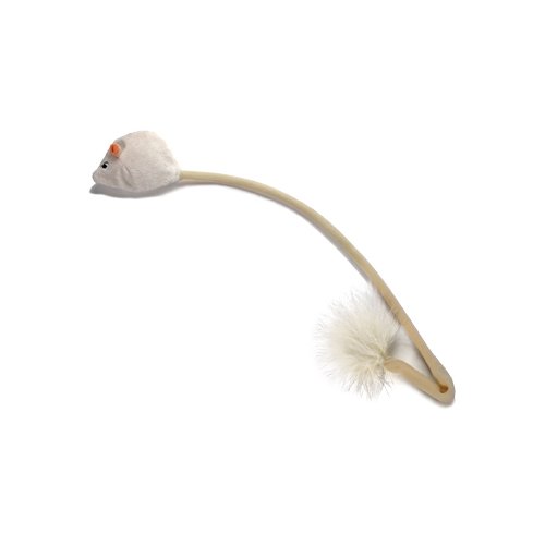 Algopix Similar Product 12 - CHARMING Snap Cat Mouse, White, 21"