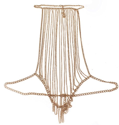 Algopix Similar Product 10 - DOTASI Bikini Cross Body Link Chain