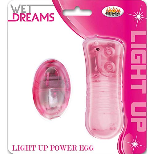 Algopix Similar Product 8 - Light Up Extreme Power Egg Vibrator Pink