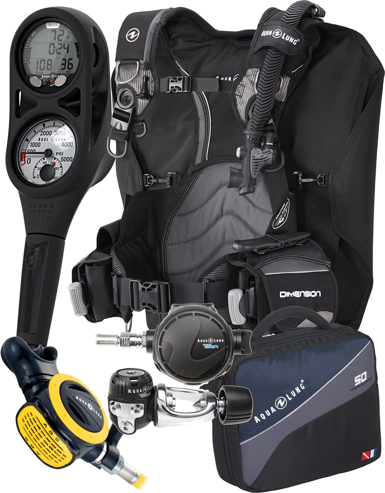 Algopix Similar Product 14 - Aqua Lung Dimension Scuba Package