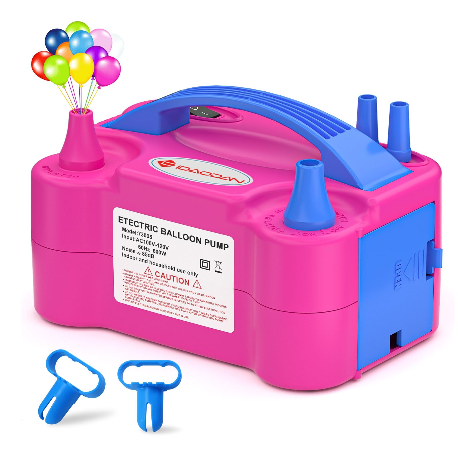 Algopix Similar Product 18 - IDAODAN Electric Balloon Pump Portable