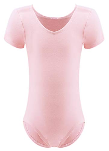 Algopix Similar Product 1 - Dancina Short Sleeve Ballet Leotard for
