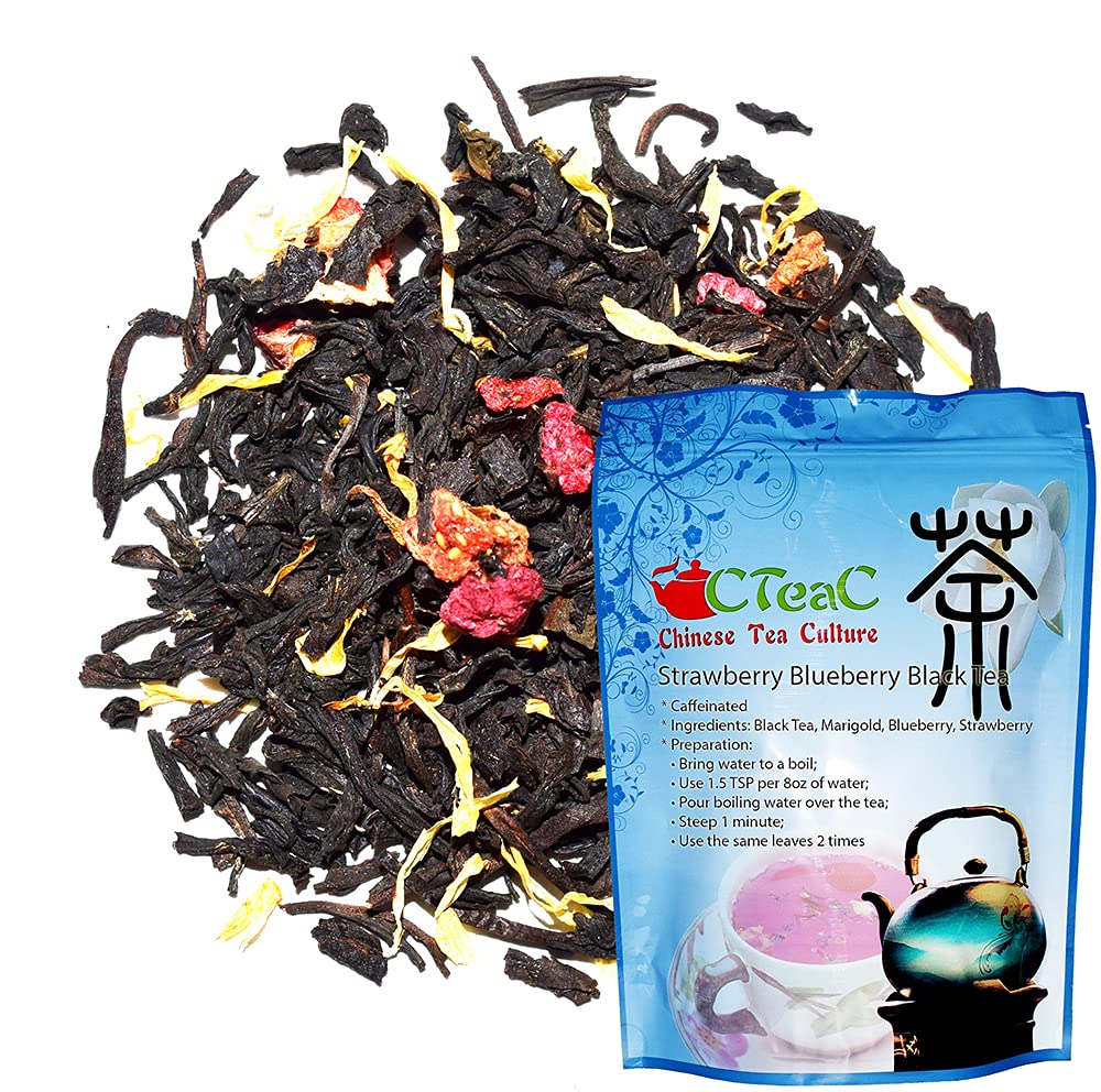 Algopix Similar Product 8 - Strawberry Blueberry Black Tea