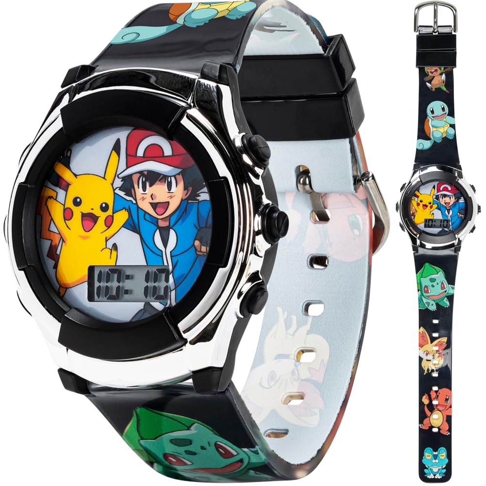 Algopix Similar Product 13 - Accutime Pokemon Kids Digital Watch