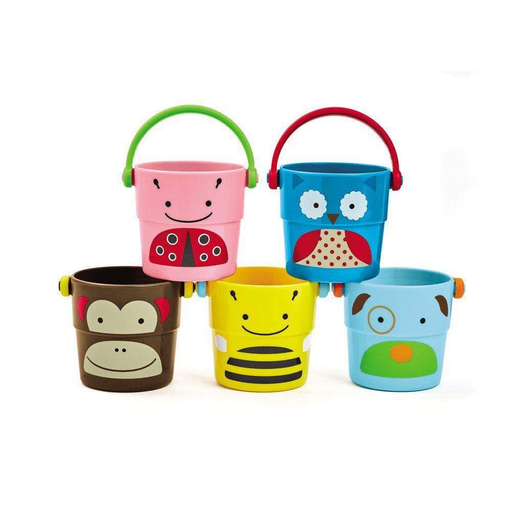 Algopix Similar Product 6 - Skip Hop Zoo Stack and Pour Buckets