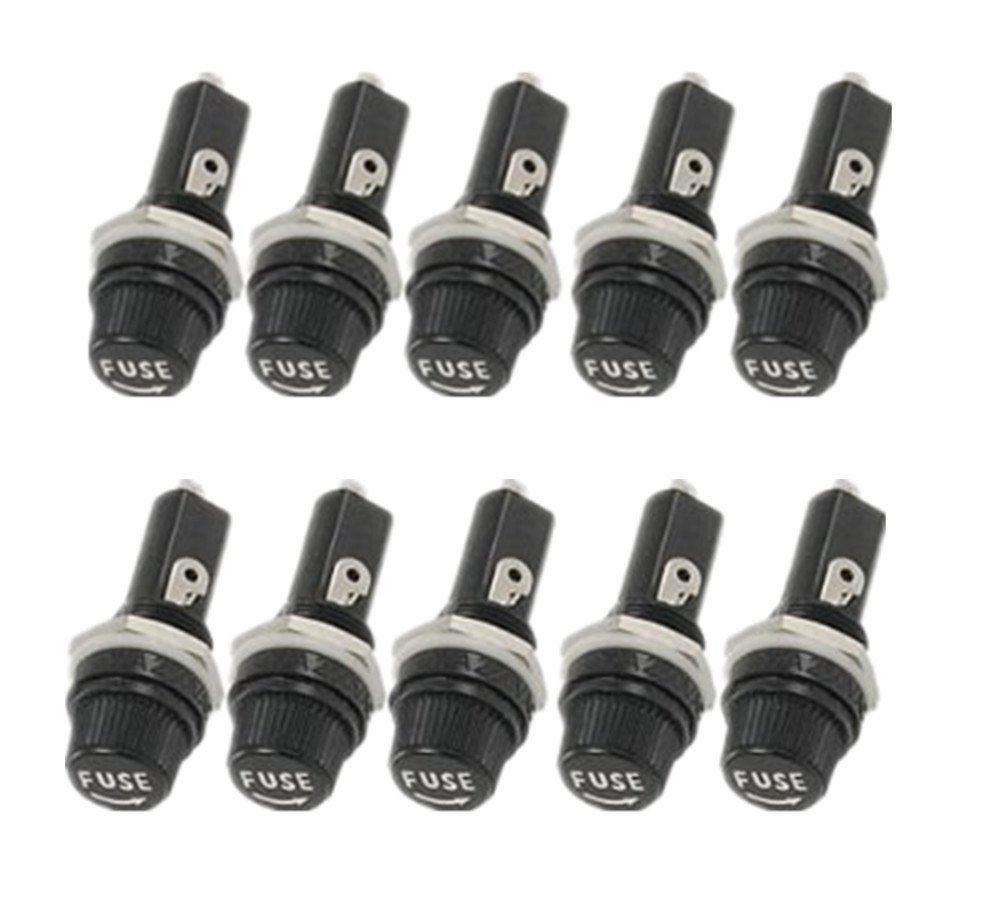 Algopix Similar Product 1 - yueton Pack of 10 AC 15A 125V Black