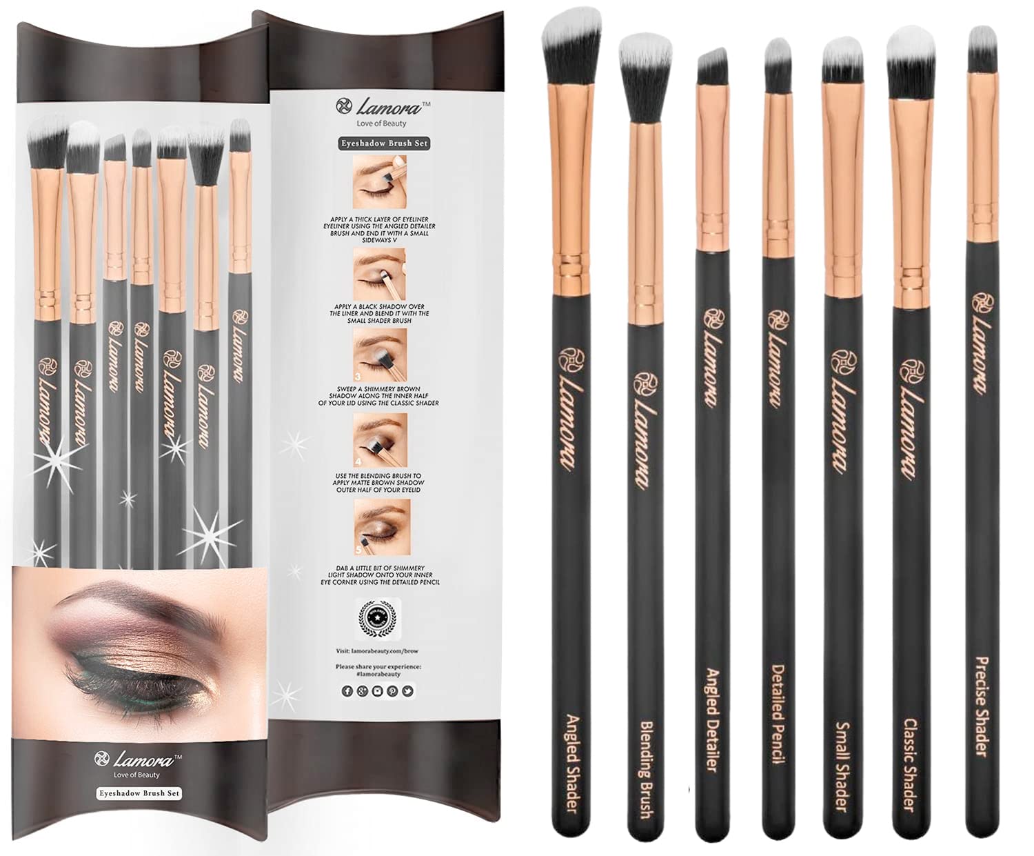Algopix Similar Product 11 - Eye Makeup Brushes Eyeshadow Brush Set