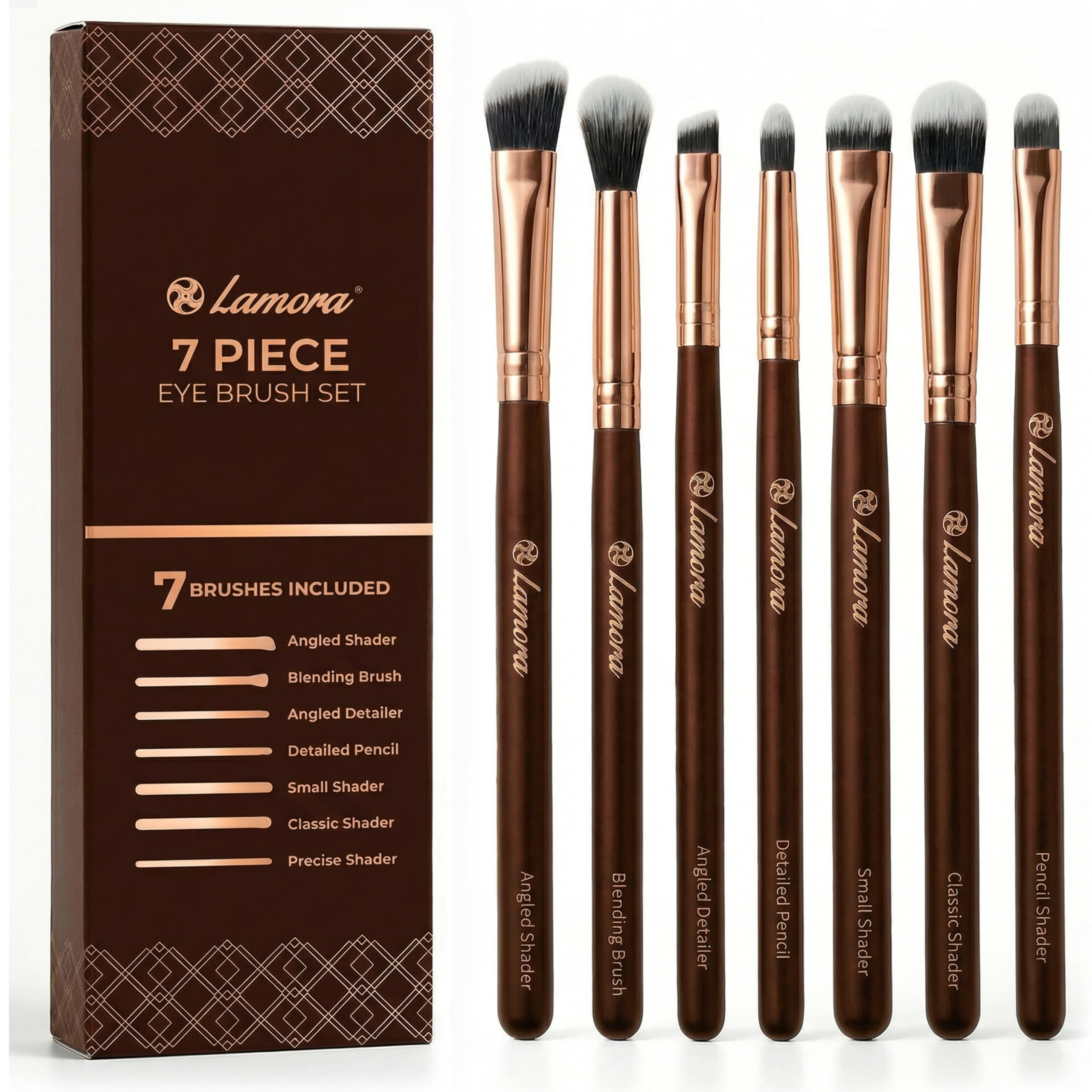 Algopix Similar Product 1 - Lamora Eyeshadow Brush Set  Soft