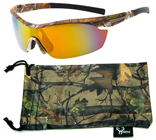 Algopix Similar Product 4 - Hornz Brown Forest Camouflage Polarized