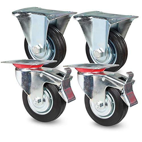 Algopix Similar Product 1 - Priostahl TR Set 2 Transport Castors