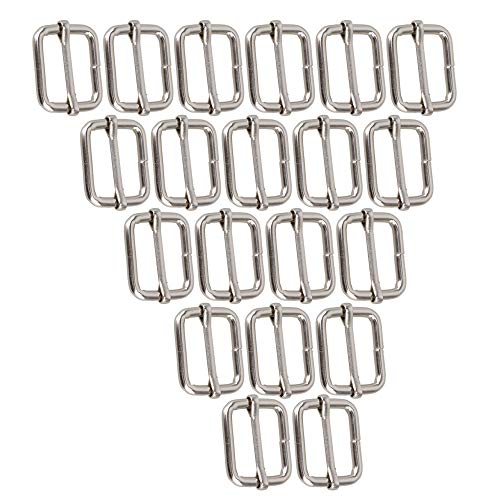 Algopix Similar Product 15 - Metal Triglides Slides 25mm Webbing