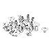 Algopix Similar Product 13 - uxcell Scrapbook 5mmx8mm Nickel Plated