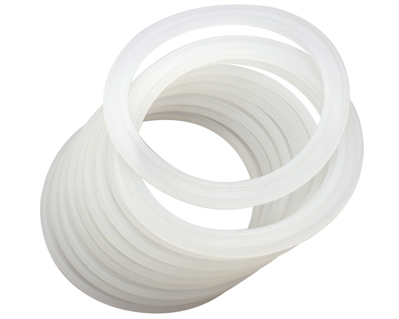 Algopix Similar Product 11 - 10 Pack Wide Mouth Platinum Silicone