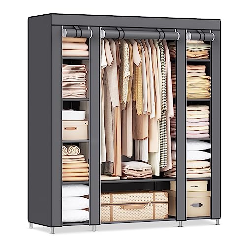 Algopix Similar Product 12 - SONGMICS Closet Wardrobe Portable