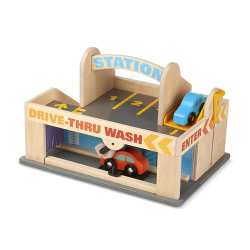 Algopix Similar Product 2 - Melissa  Doug Service Station Parking