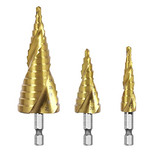 Algopix Similar Product 16 - LESOLEIL 3pcs HSS Spiral Grooved