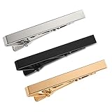 Algopix Similar Product 1 - 3 Pc Mens Tie Bar Pinch Clip Set for