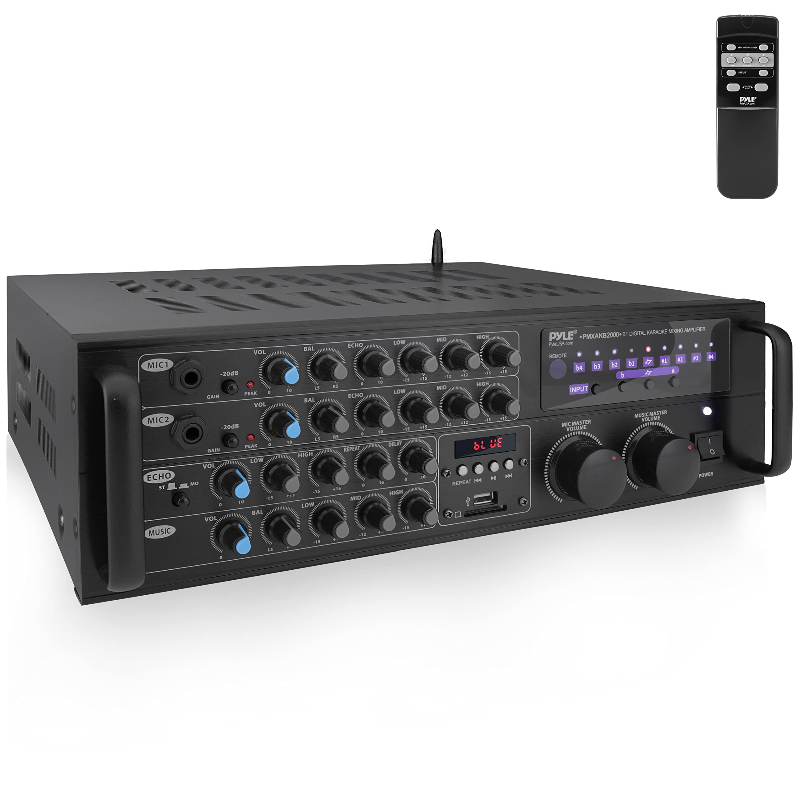 Algopix Similar Product 7 - Pyle Dual Channel Bluetooth Mixing