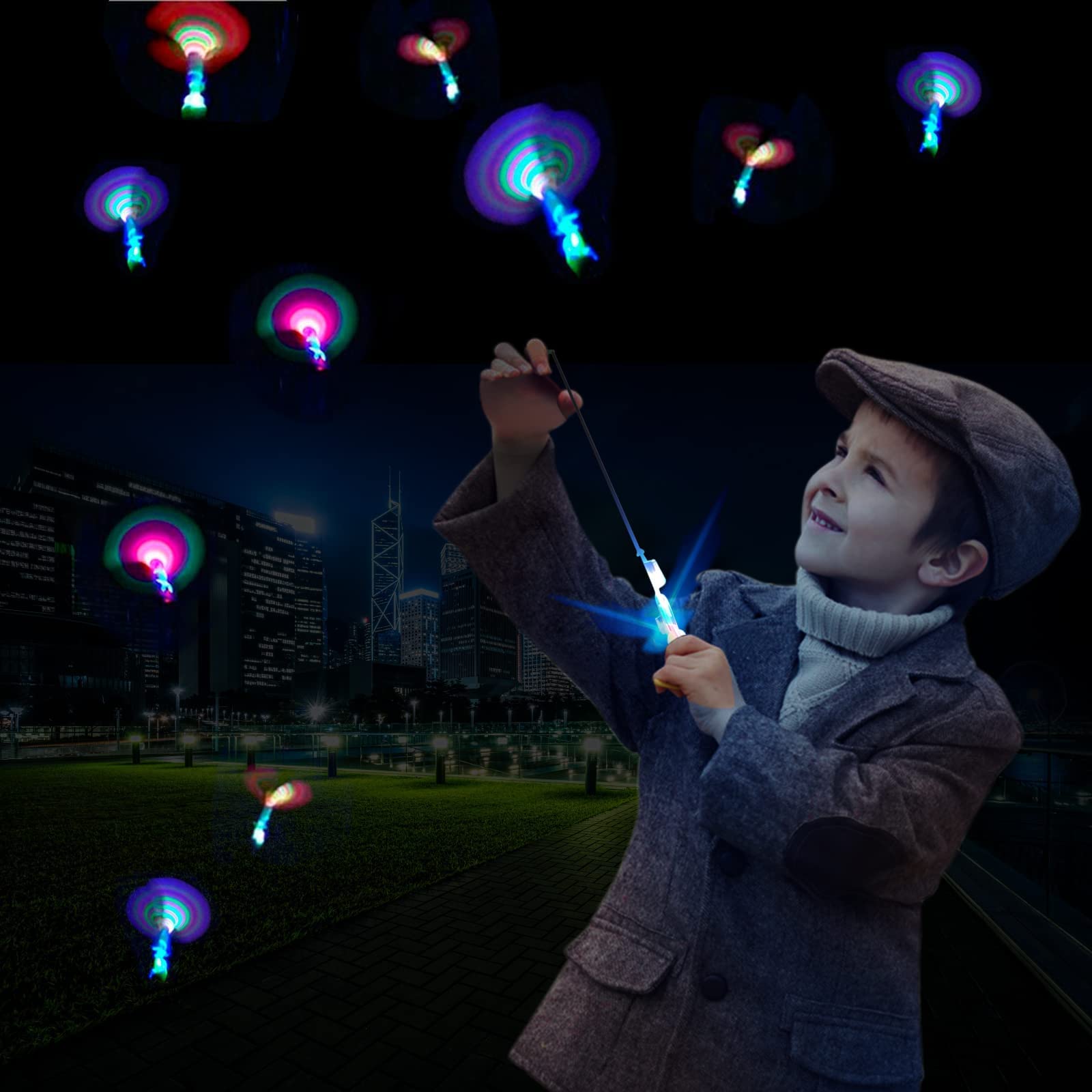 Algopix Similar Product 3 - Habelyi 50pcs Led Arrow Helicopter