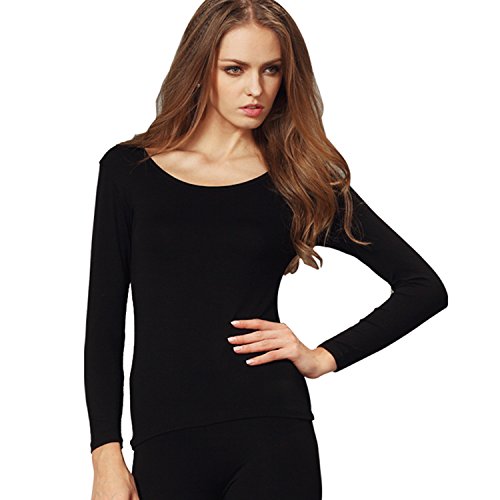 Algopix Similar Product 12 - Liang Rou Womens Scoop Neck Long