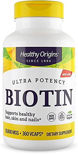 Algopix Similar Product 15 - Healthy Origins Biotin 10000 mcg USP