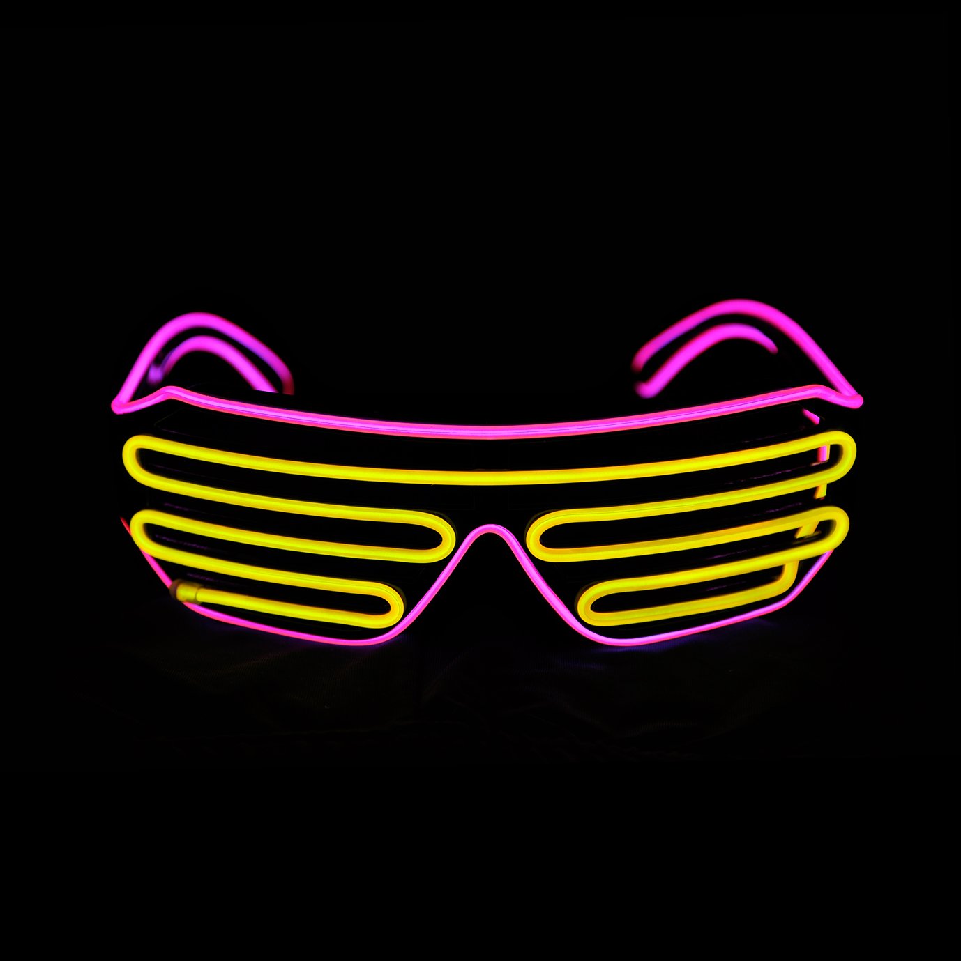 Algopix Similar Product 19 - PINFOX Light Up Shutter Neon Rave