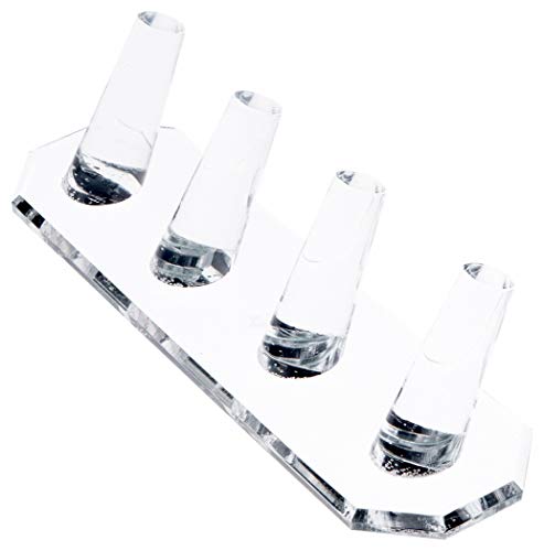 Algopix Similar Product 1 - Plymor Clear Acrylic Ring Finger