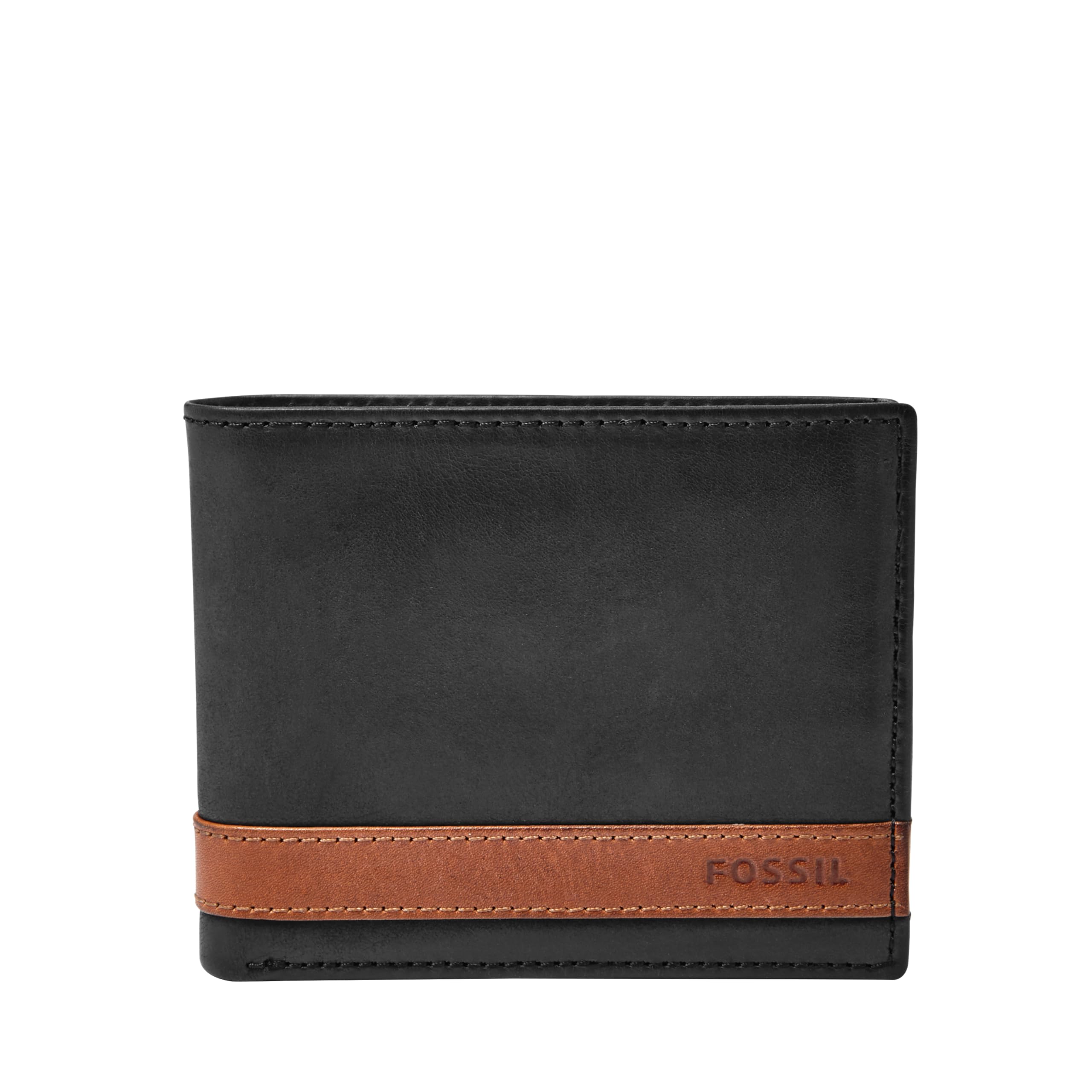 Algopix Similar Product 14 - Fossil Mens Quinn Leather Bifold with