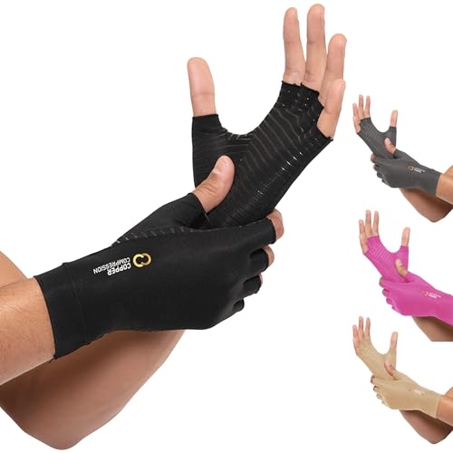 Algopix Similar Product 6 - Copper Compression Arthritis Gloves 