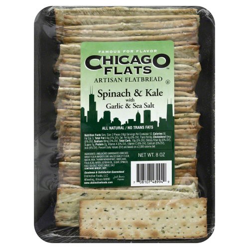 Algopix Similar Product 9 - Chicago Flats Flatbread Spinach and