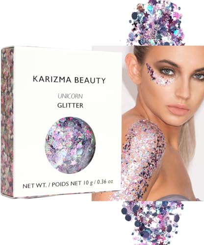 Algopix Similar Product 8 - Unicorn Chunky Glitter KARIZMA BEAUTY