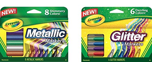 Algopix Similar Product 2 - Crayola Metallic Markers 8 Count