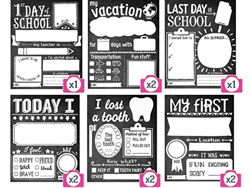 Algopix Similar Product 16 - Sticky Bellies School Milestones Signs
