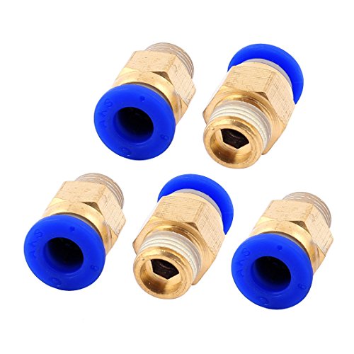 Algopix Similar Product 15 - uxcell 5pcs 18BSP Male to 6mm OD Push