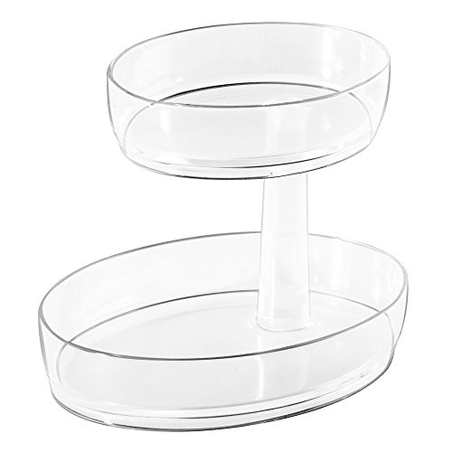 Algopix Similar Product 7 - InterDesign Clarity 2 Tier Vanity Tray