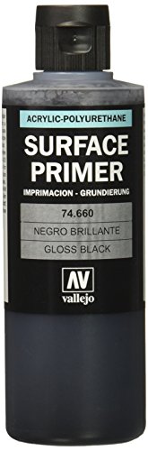 Algopix Similar Product 1 - Vallejo Gloss Black Primer 200ml Paint