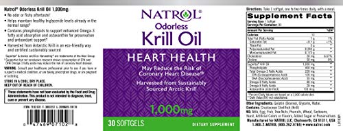 Algopix Similar Product 20 - Natrol Odorless Omega3 Krill Oil