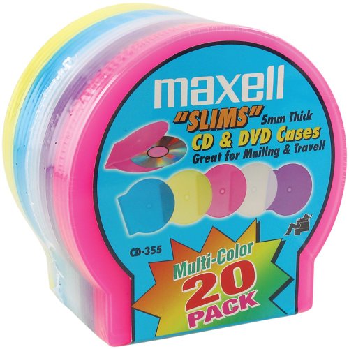 Algopix Similar Product 6 - MAXELL 190073 Slim CDDVD Jewel Cases