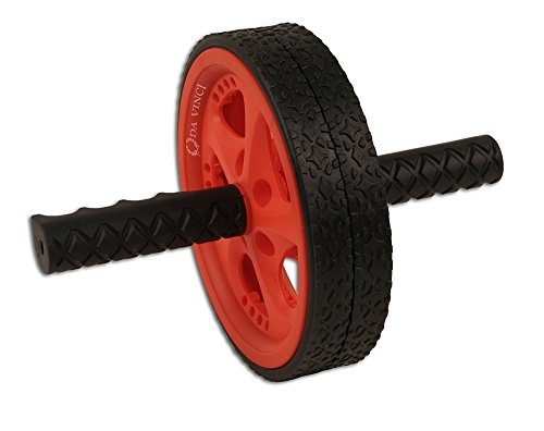 Algopix Similar Product 13 - Dual Wheel Ab Roller Red Abdominal