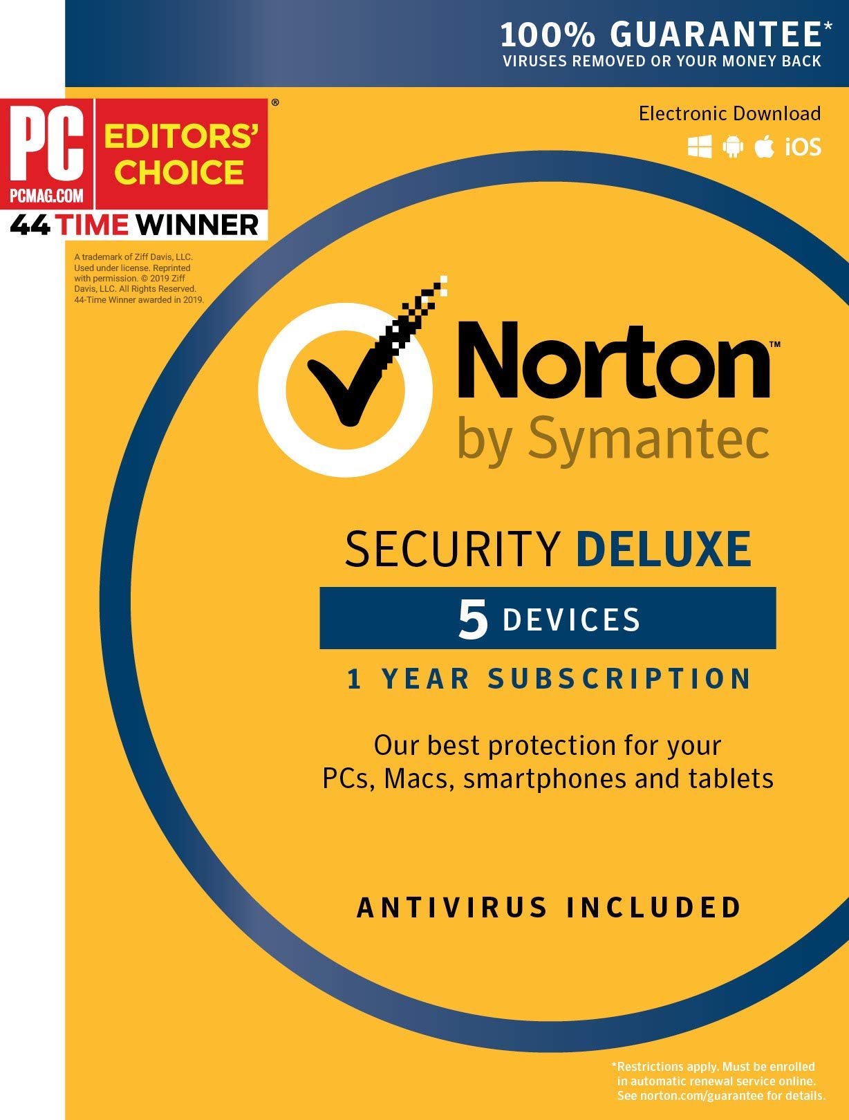 Algopix Similar Product 3 - Symantec Norton Security Deluxe  5