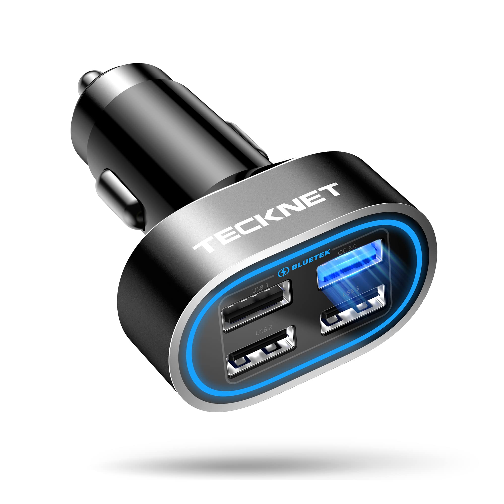 Algopix Similar Product 8 - TECKNET USB Car Charger 54W 4Port Car