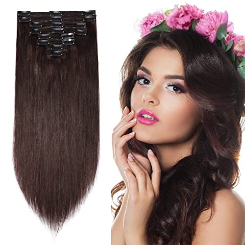 Algopix Similar Product 16 - Snoilite Clip in Hair Extension Human