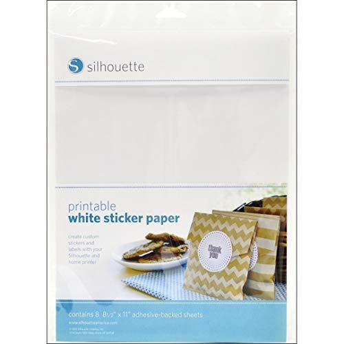 Algopix Similar Product 15 - Silhouette Printable White Sticker