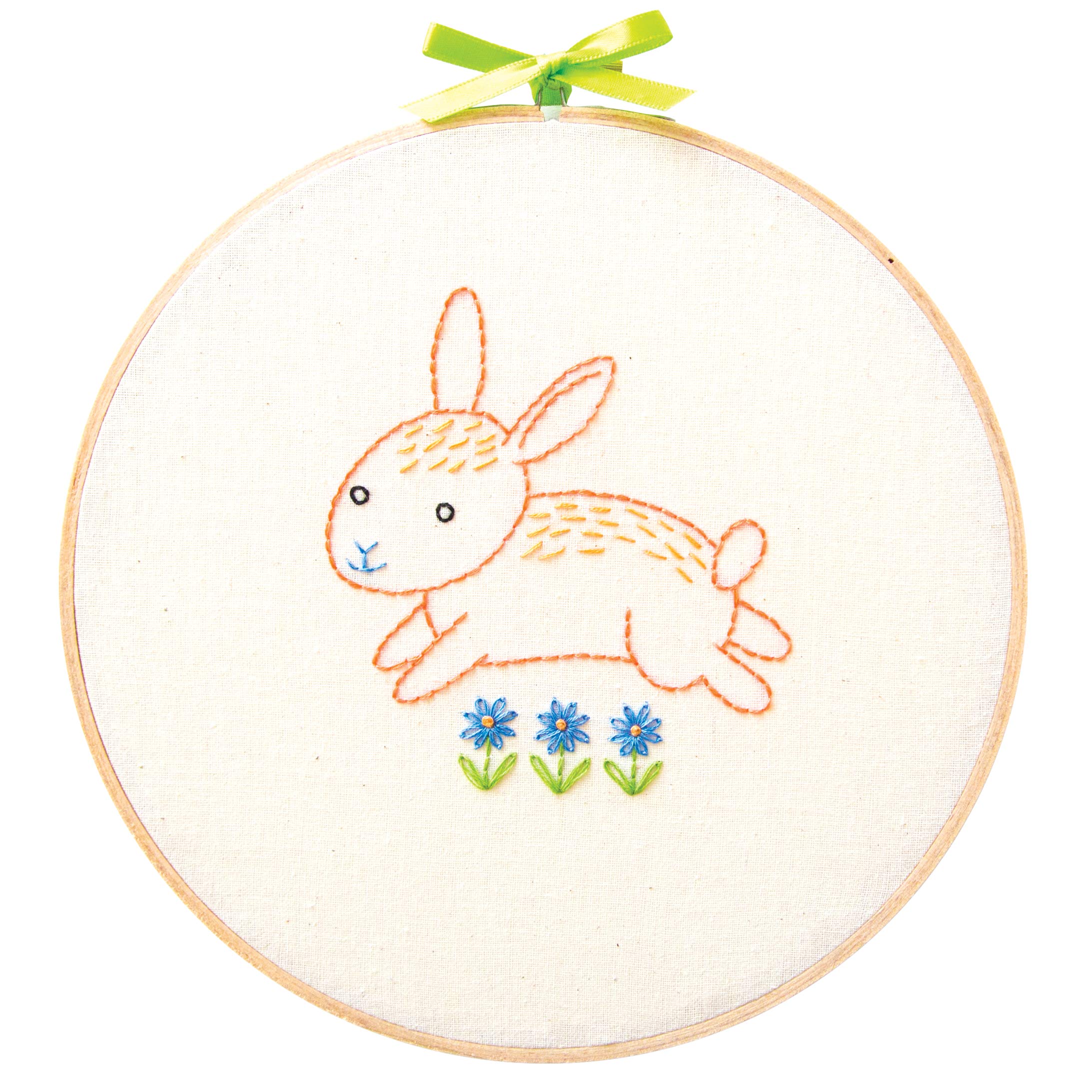 Algopix Similar Product 17 - Bunny embroidery starter kit for