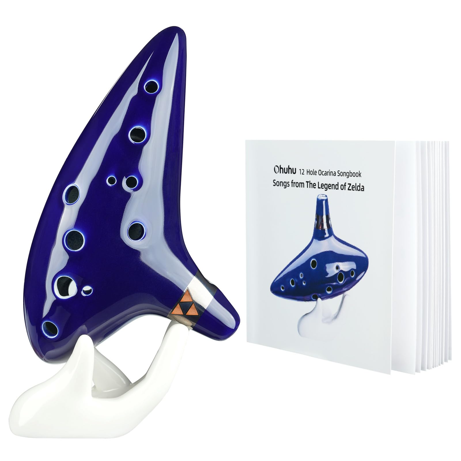 Algopix Similar Product 20 - Ohuhu Zelda Ocarina with Song Book