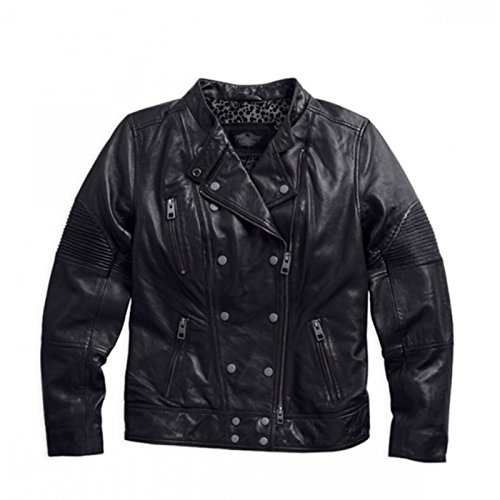 Algopix Similar Product 20 - H-D Waxed Lambskin Leather Jacket - L