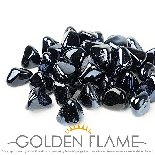 Algopix Similar Product 15 - Golden Flame 10Pound Fire Glass 1Inch