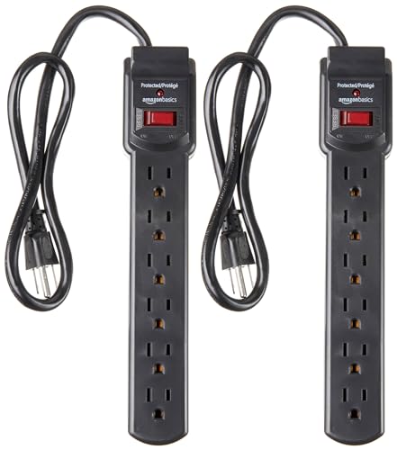 Algopix Similar Product 19 - Amazon Basics 6Outlet 200 Joule Surge