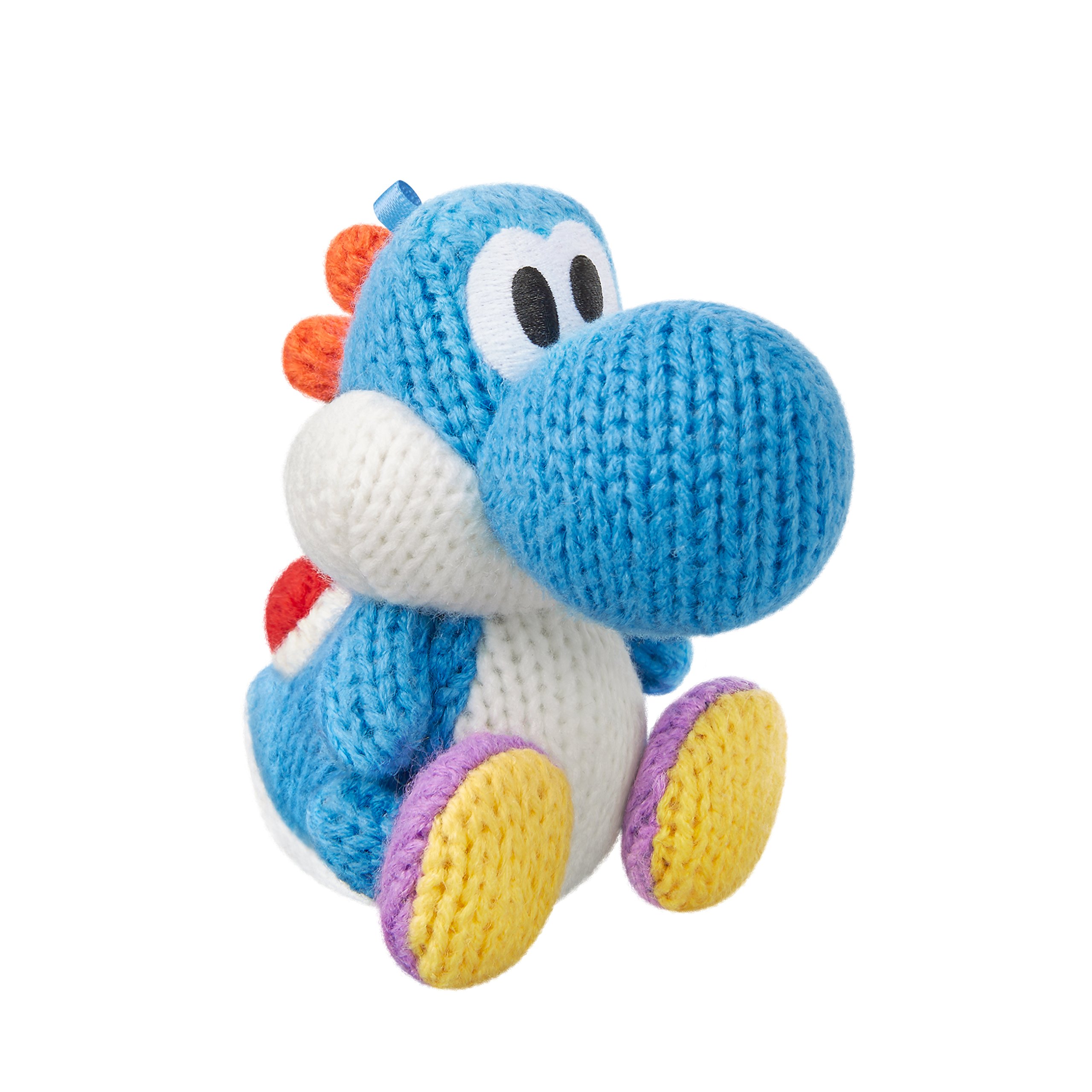 Algopix Similar Product 16 - Nintendo Light Blue Yarn Yoshi Amiibo